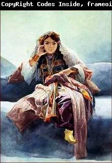 unknow artist Arab or Arabic people and life. Orientalism oil paintings  305